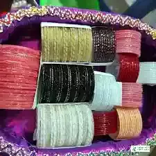 Silk Bangles Pics - Girls Hand Bangles Designs - Silk Bangles Pics - Beautiful Bangles Pic - churi pic - NeotericIT.com - Image no 4