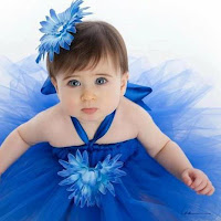 baby picture in blue frock Pics of babies photos
