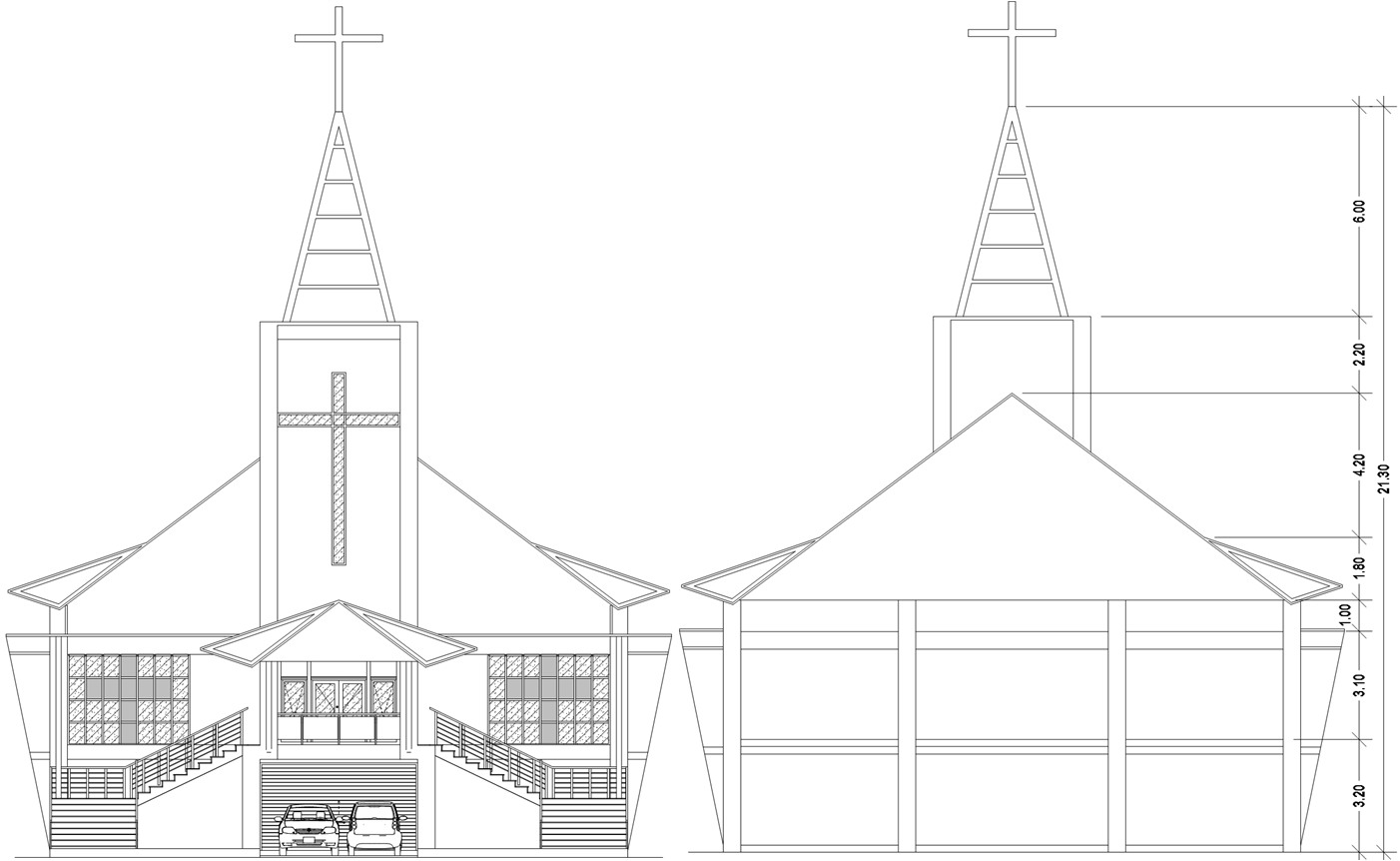 Sketsa Gambar Gereja Garlerisket