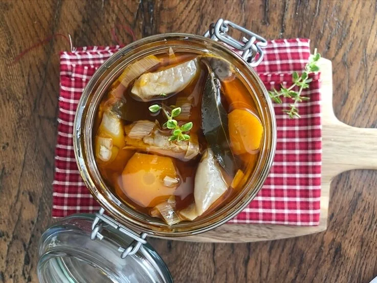 Escabeche de setas