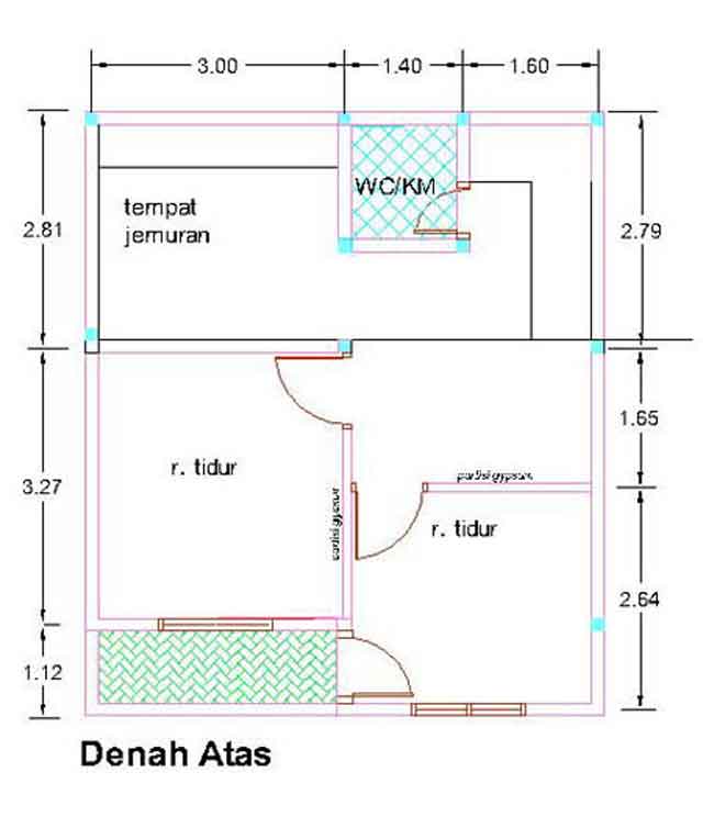 Gambar Rumah  2 Lantai Dan Denah  Nya 2019 