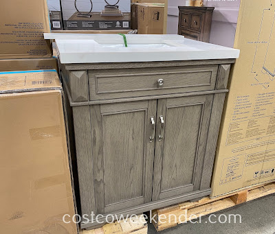 Northridge Gray Oak Vanity: great for any bathroom