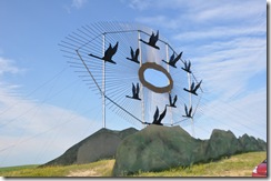 "Geese in Flight" World's Largest Scrap Metal Sculpture