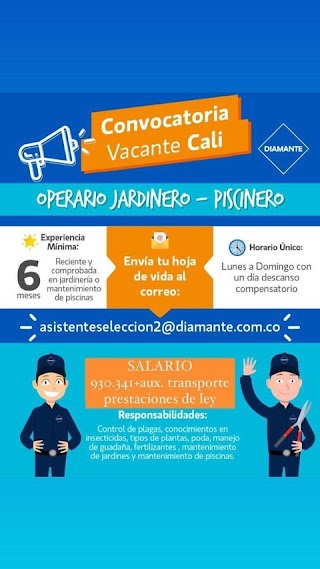 📂  Empleos en Cali hoy como OPERARIO JARDINERO PISCINERO 💼  |▷     #SiHayEmpleo #Empleo