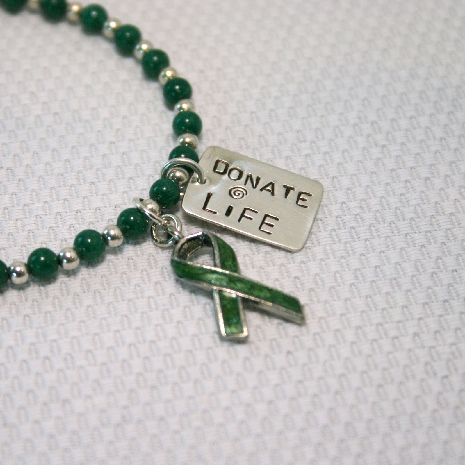 have added something new to my Organ Donation Bracelets.