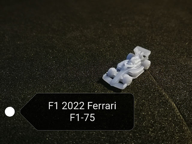 Coche Ferrari F1-75 para juego de mesa Formula D