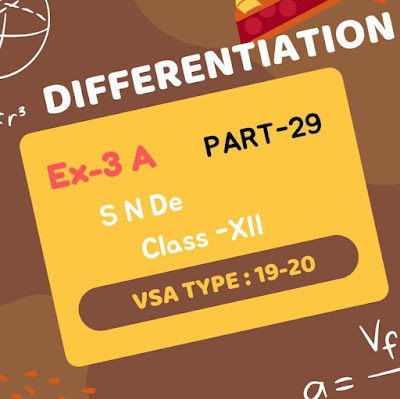 Differentiation (Part-29)  S N De