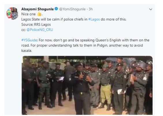 Police official advises against speaking ‘Queen’s English’ to officers