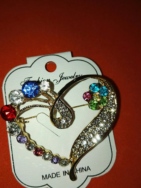 Spille strass decorative acquistate su aliexpress Weiman Jewelry Store,spilla cuore