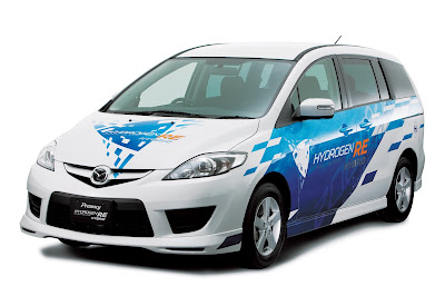 fuel cell electric prototype vehicle Mazda Premacy