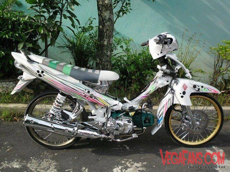  Jupiter  Z  Putih  Modif  Simple Airbrush