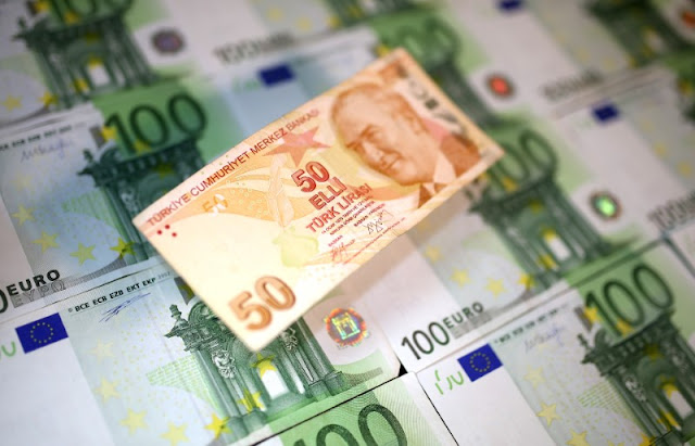Turkish Lira reach record low on Tuesday at 10.50 to Euro