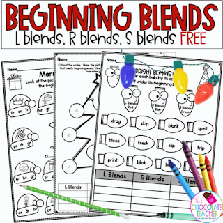 Grab this FREE Beginning Blends resource to add to your holiday engagement activities this month.