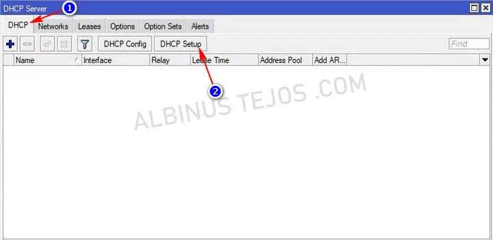 Membuat Bridge-LAN sebagai DHCP Server