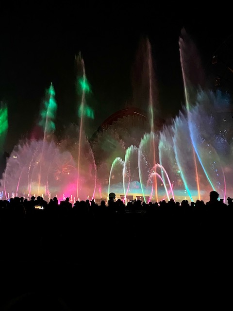 World of Color Show in California Adventure