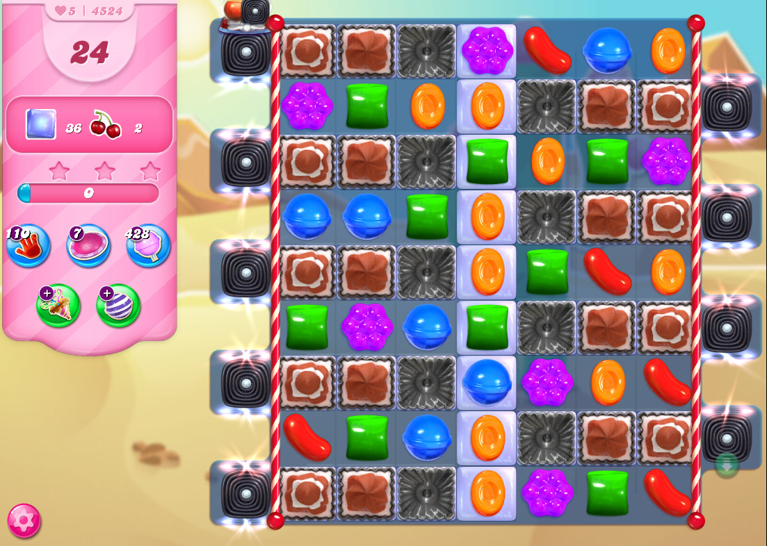 Candy Crush Saga level 4524