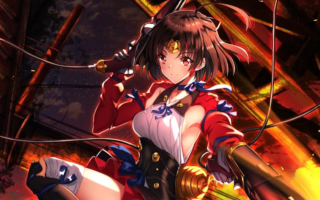 Papel de parede grátis Anime Kabaneri of the Iron Fortress Mumei para PC, Notebook, iPhone, Android e Tablet.