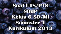 soal uts sbdp kelas 6 semester 1