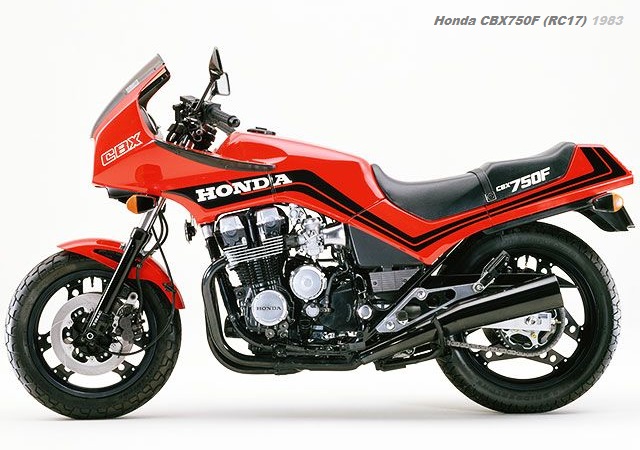 1984 Honda CBX 750F RC17 Red