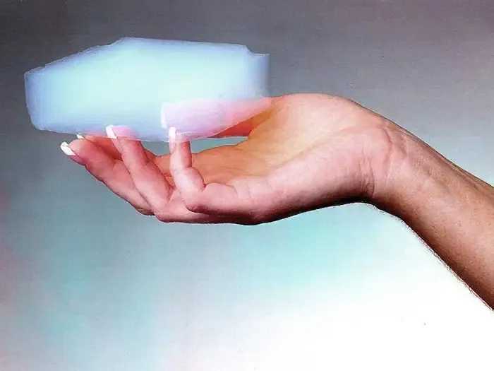 Aerogel Looks Like a Slice of Cloud