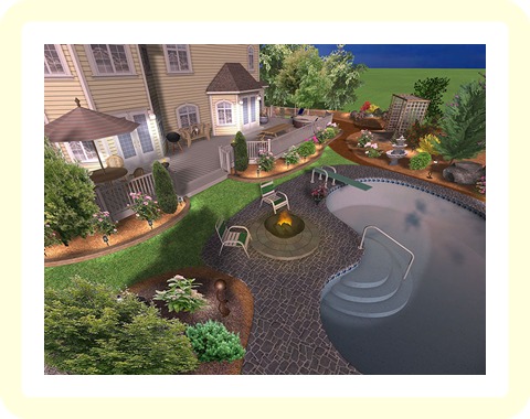 Landscape Design Online: Sketchup and Online Landscape Design - Creating a 3D Landscape on Sketchup Garden Design
 id=30172