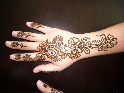 Mehndi Designs on Back Hand