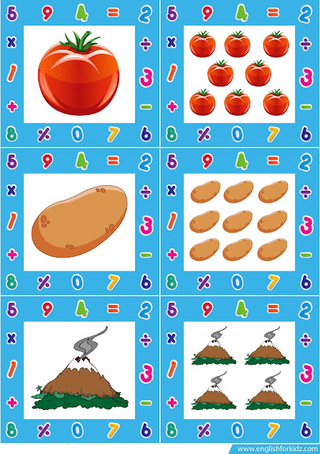 singular plural nouns flashcards