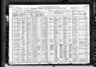 1920 Census record for Louis Cohen, Dickinson, TX