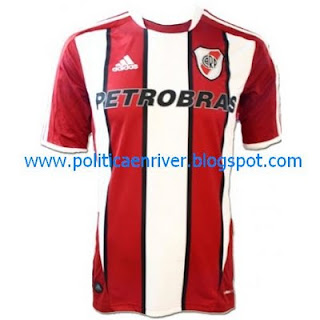 Nueva camiseta River Plate tricolor alternativa 2011-2012