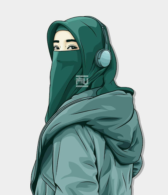 Gallery Hijab Muslimah  Wallpaper Niqab  Cartoon Hijab