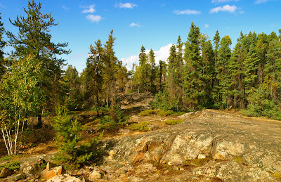  Canadian shield topography surrounding the city of Yellowknife