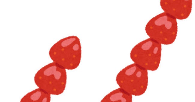 いちご飴のイラスト かわいいフリー素材集 いらすとや