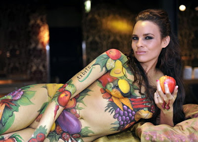 Tutti Fruity In Body Art Painting Looks So Fresh