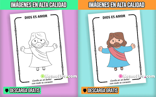 Dibujos de Dios es Amor