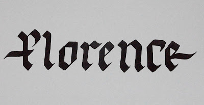 gothic calligraphy