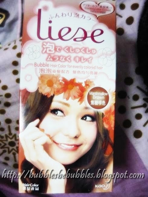 Liese Bubble Hair Color Glossy Brown. Marshmallow Brown!