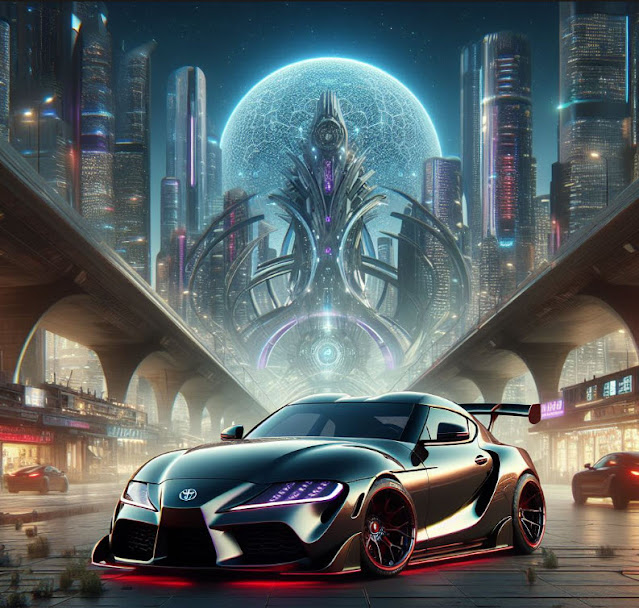 A Toyota Supra car in a futuristic city 2.jpg