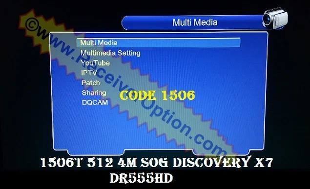 1506t 512 4m SOG Discovery X7 Dr-555hd LATEST Software 