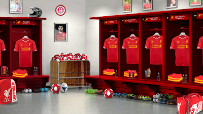 PES 2014 Liverpool Locker Room by Asun11