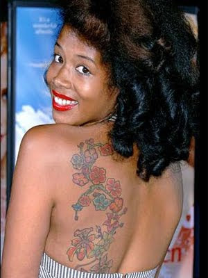 Kelis Calf Tattoo · Kelis Tattoos - Celebrity Tattoo