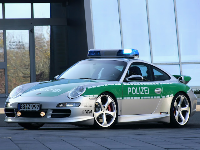 Porsche Police Car