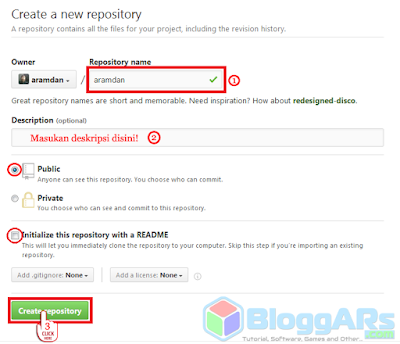 Membuat Repository baru di Github