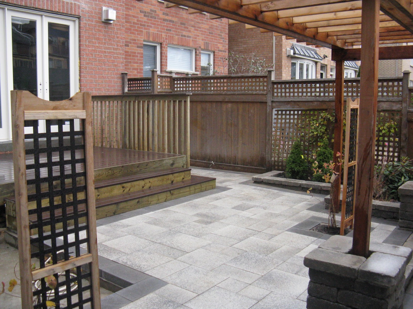 Toronto Backyard And Front Entrace Design Build Toronto