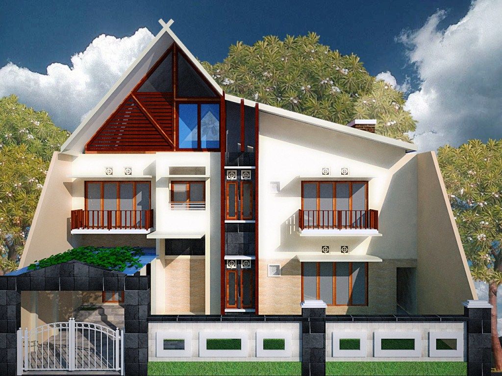  51 desain rumah unik dan menarik minimalis sederhana di 