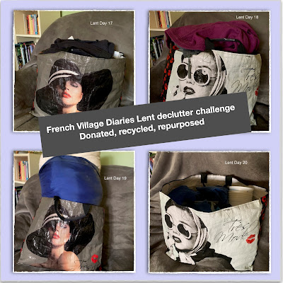 French Village Diaries Lent declutter challenge, day 20, the halfway point