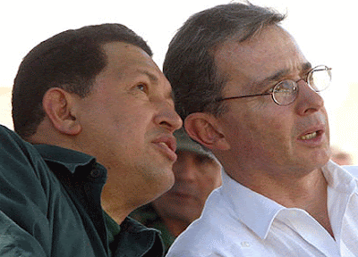 Hugo Cháves y Álvaro Uribe, La extraña pareja