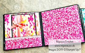 Nigezza Creates. Stampin' Up!® Garden Impressions Mini Album Part 3: Photo Mats & Pocket Inserts