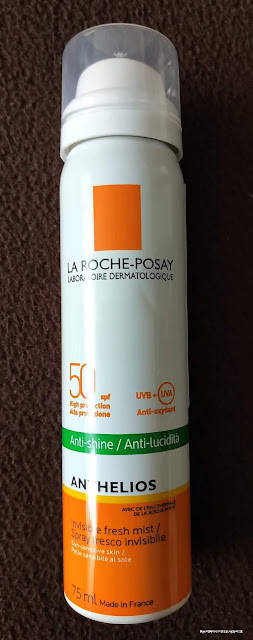 La Roche-Posay Anthelios osviežujúci sprej na tvár proti lesku pleti SPF 50