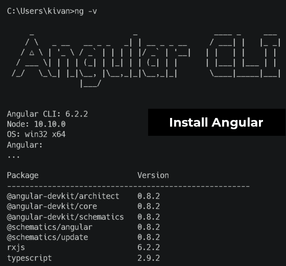 How to install angular 6