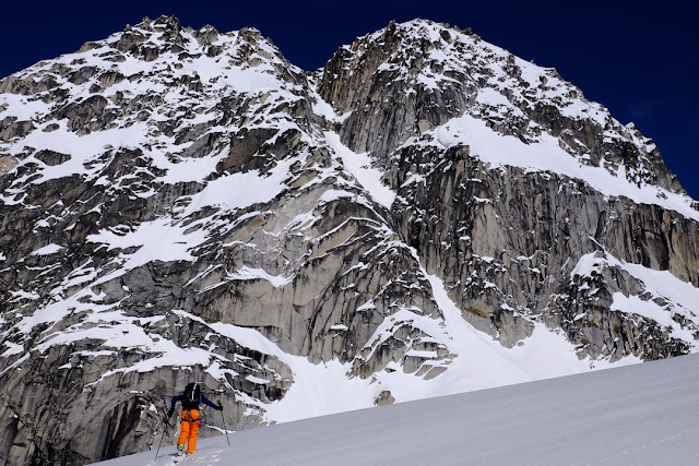 Con gli sci in Alaska, sul Monte Denali. Fotografia di Mauro Taramelli